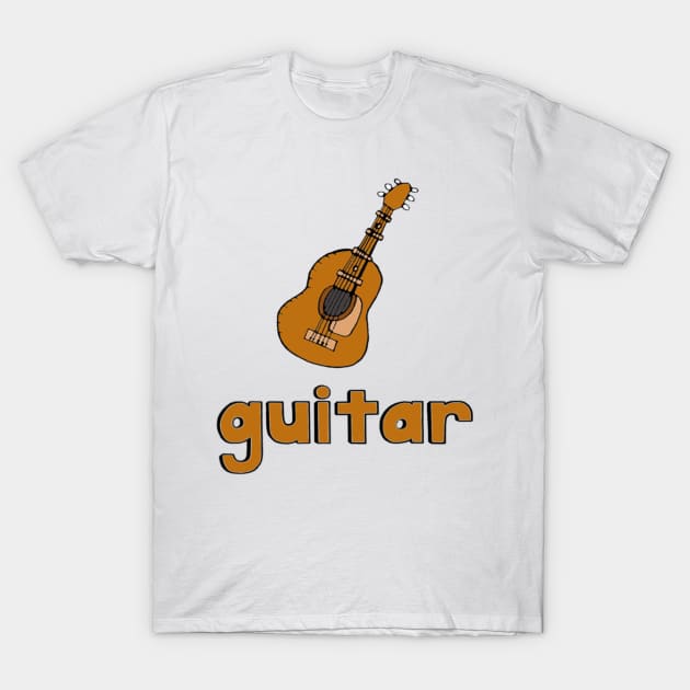 This is a GUITAR T-Shirt by Embracing-Motherhood